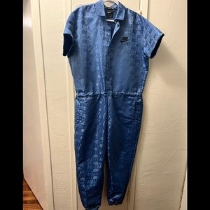 Nike Air womens blue one piece jumpsuit size XL